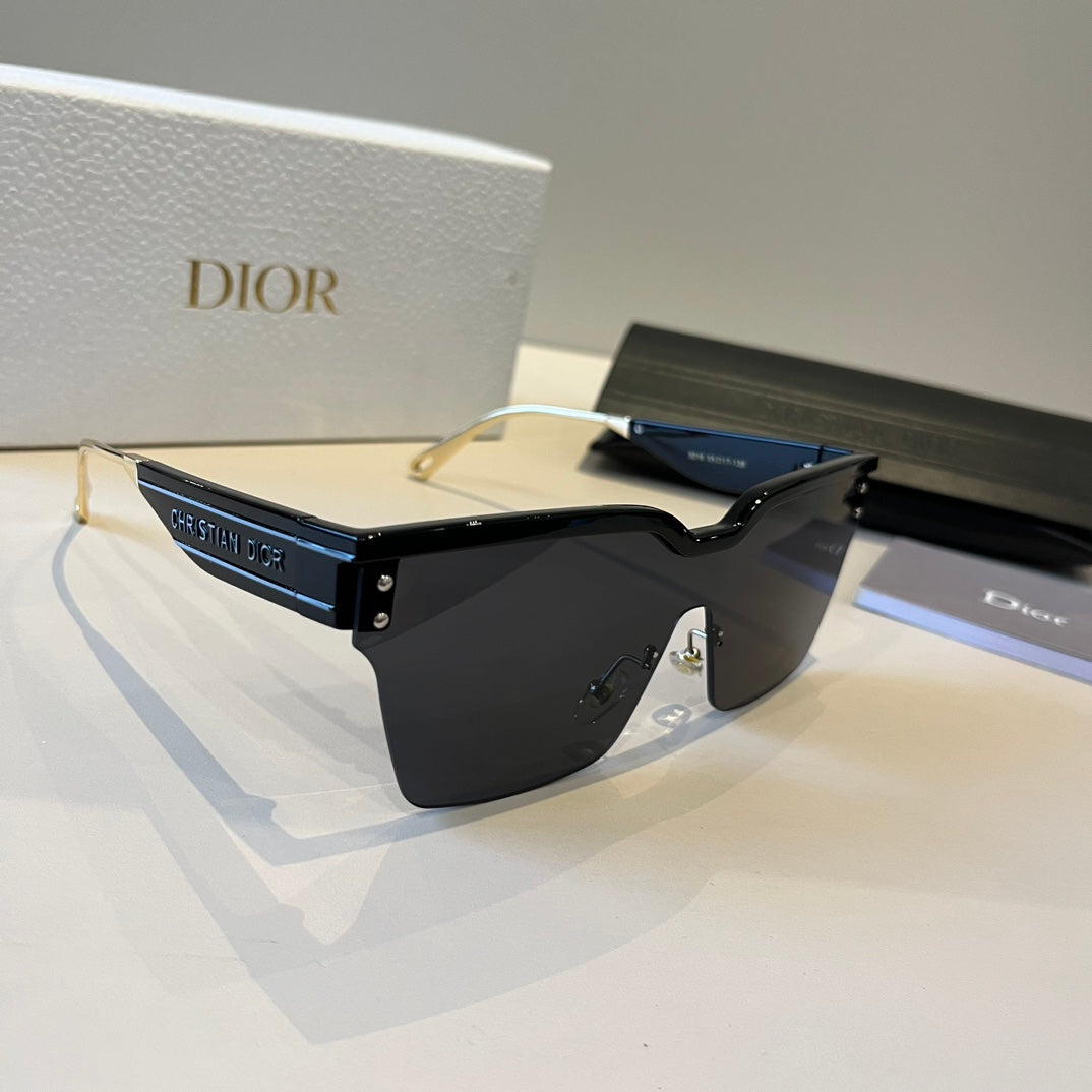 Dior Fashion Black Lens Sunglasses for Men & Women - 431770