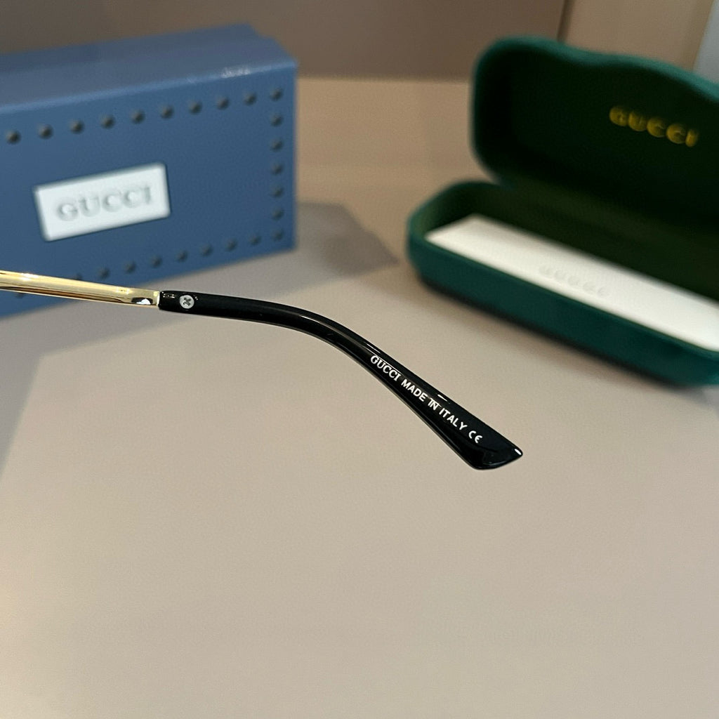 Gucci Metal Aviator Brown Lens Sunglasses for Men & Women - 464869 - detail image 9