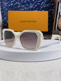 Louis Vuitton Oversized Silver Lens Sunglasses for Women
