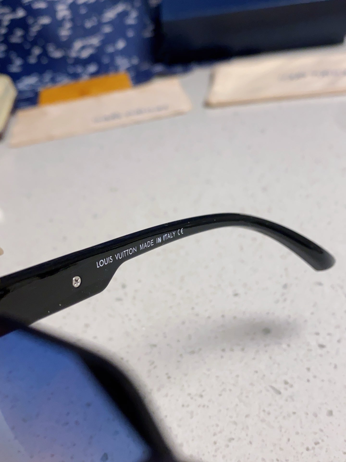 Louis Vuitton Lightweight Rimless Silver Lens Sunglasses for Men & Wo - 132172 - detail image 8