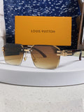Louis Vuitton Lightweight Rimless Brown Lens Sunglasses for Men & Wom - 132174