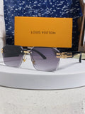 Louis Vuitton Lightweight Rimless Silver Lens Sunglasses for Men & Women