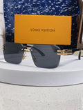 Louis Vuitton Lightweight Rimless Black Lens Sunglasses for Men & Wom - 132176