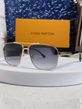 Louis Vuitton Fashion Silver Lens Sunglasses for Men - 132166