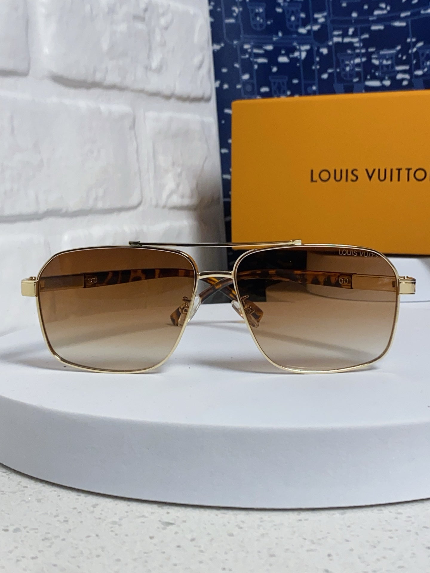 Louis Vuitton Fashion Brown Lens Sunglasses for Men - 132167 - detail image 2