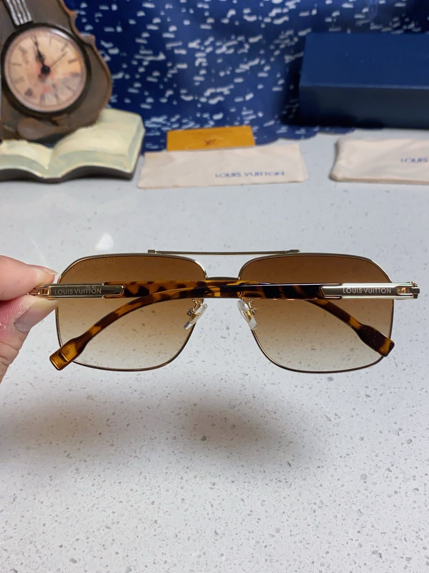 Louis Vuitton Fashion Brown Lens Sunglasses for Men - 132167 - detail image 5