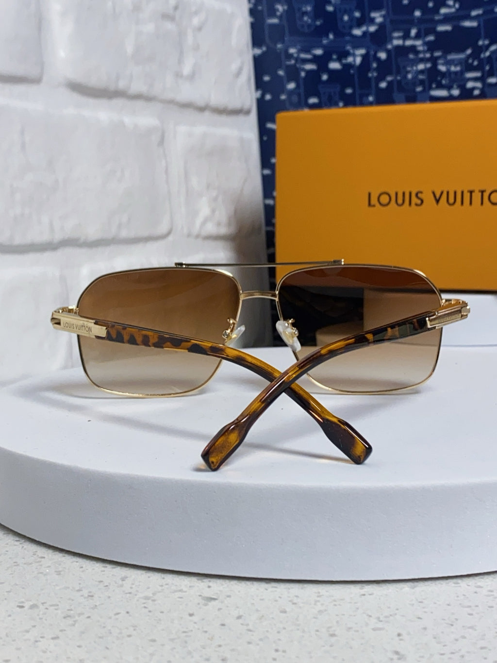 Louis Vuitton Fashion Brown Lens Sunglasses for Men - 132167 - detail image 3