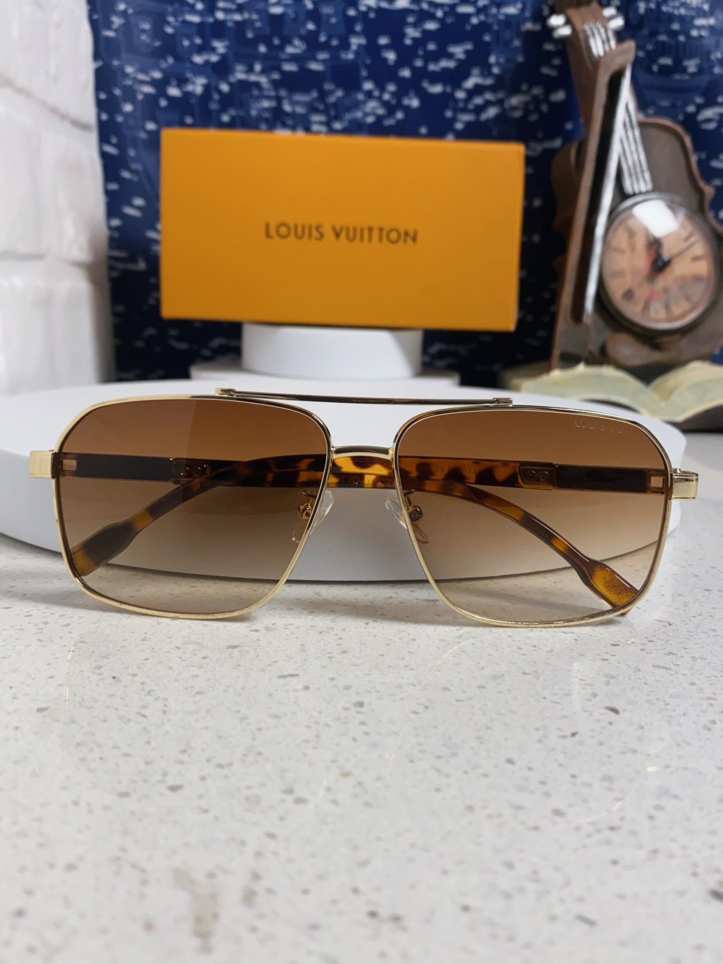 Louis Vuitton Fashion Brown Lens Sunglasses for Men - 132167 - detail image 9
