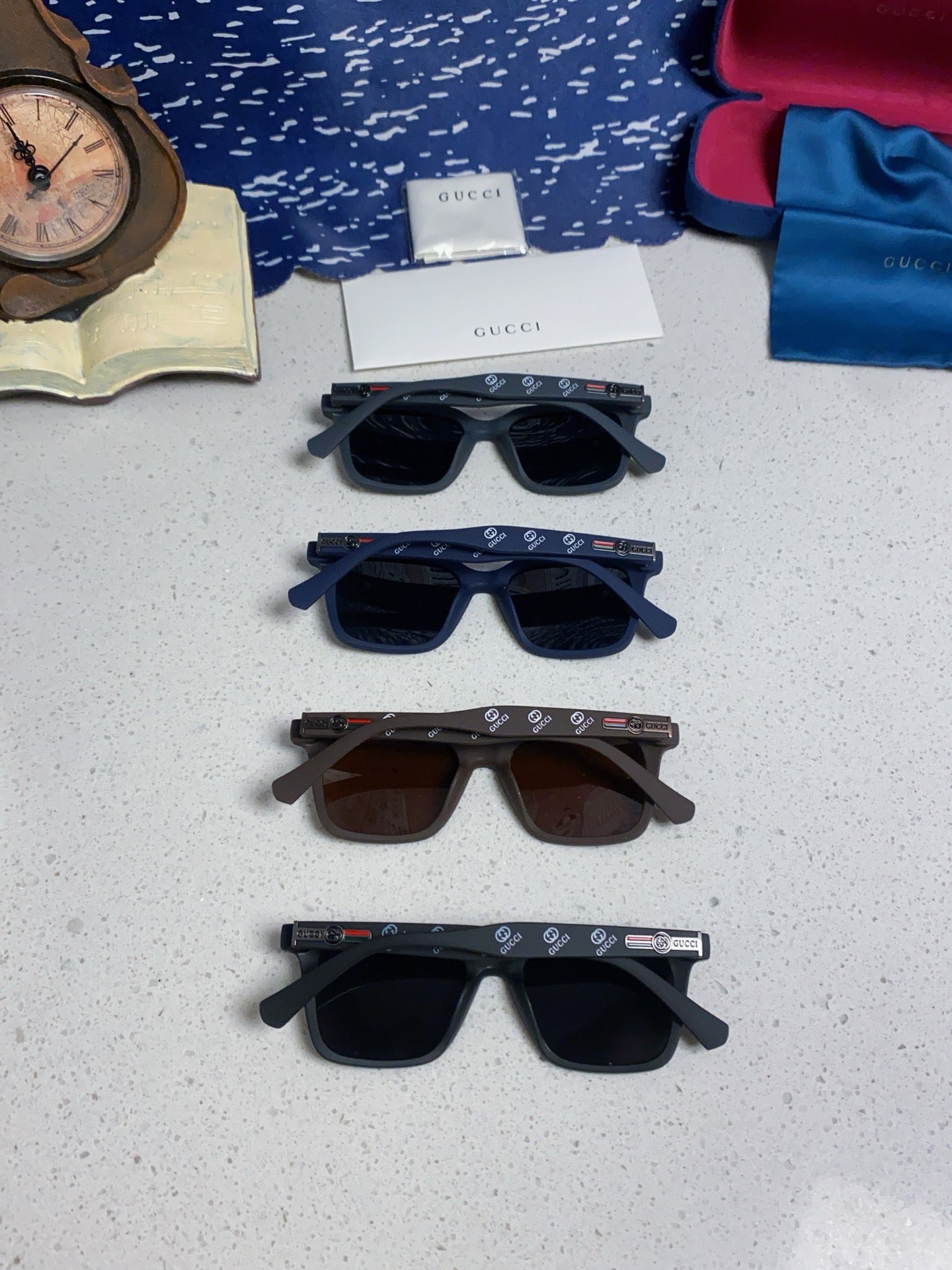 Gucci Polarized Fashion Black Lens Sunglasses for Men & Women - 132231 - detail image 11