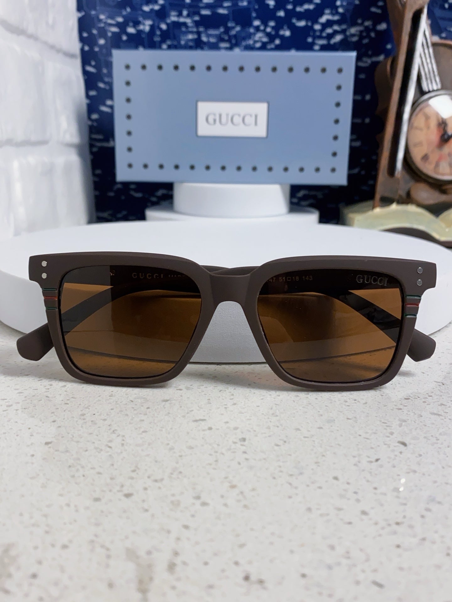 Gucci Polarized Fashion Brown Lens Sunglasses for Men & Women - 132233 - detail image 9