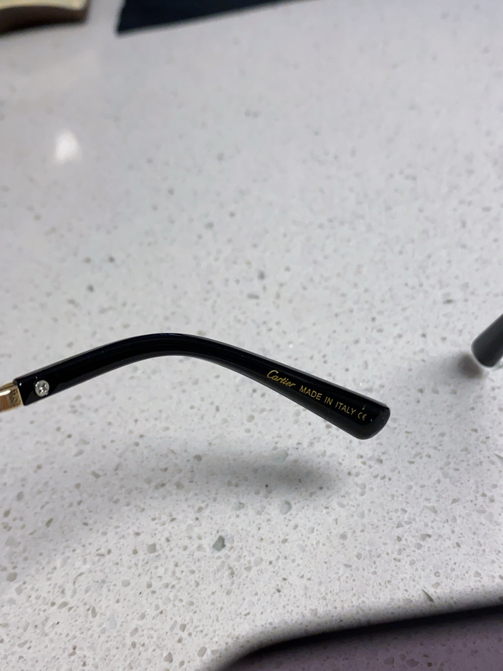 Cartier Lightweight Metal Rimless Silver Lens Sunglasses for Men & Wo - 158529 - detail image 8