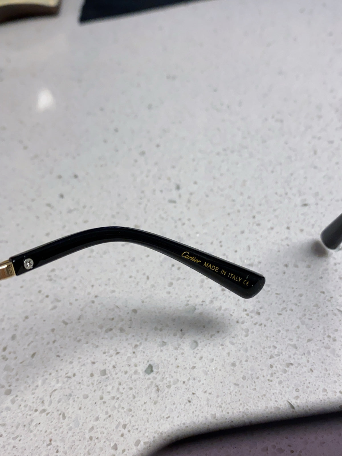 Cartier Lightweight Metal Rimless Silver Lens Sunglasses for Men & Wo - 158529 - detail image 8