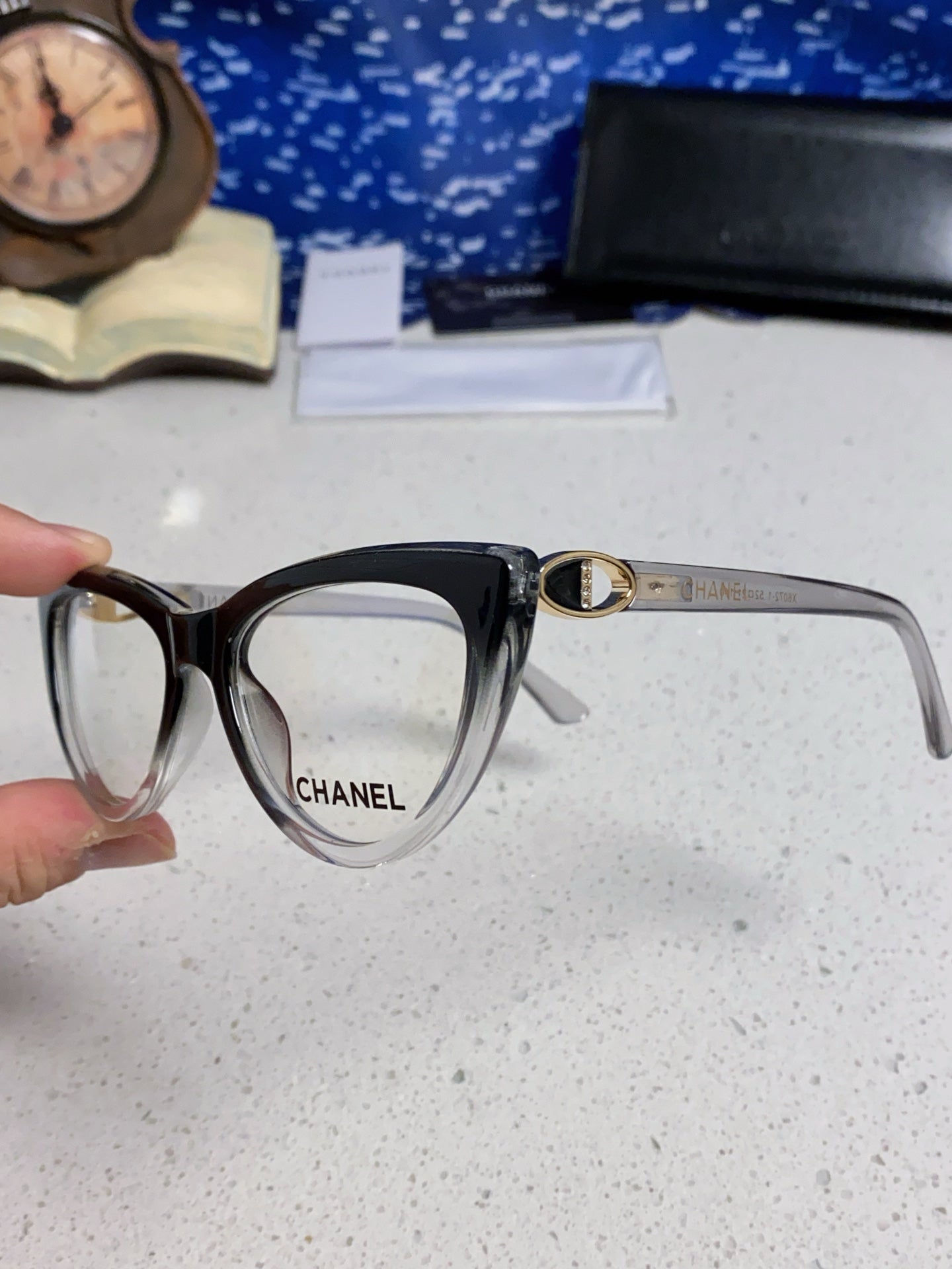 Chanel Cat-Eye Silver Lens Sunglasses for Men & Women - 398500 - detail image 6