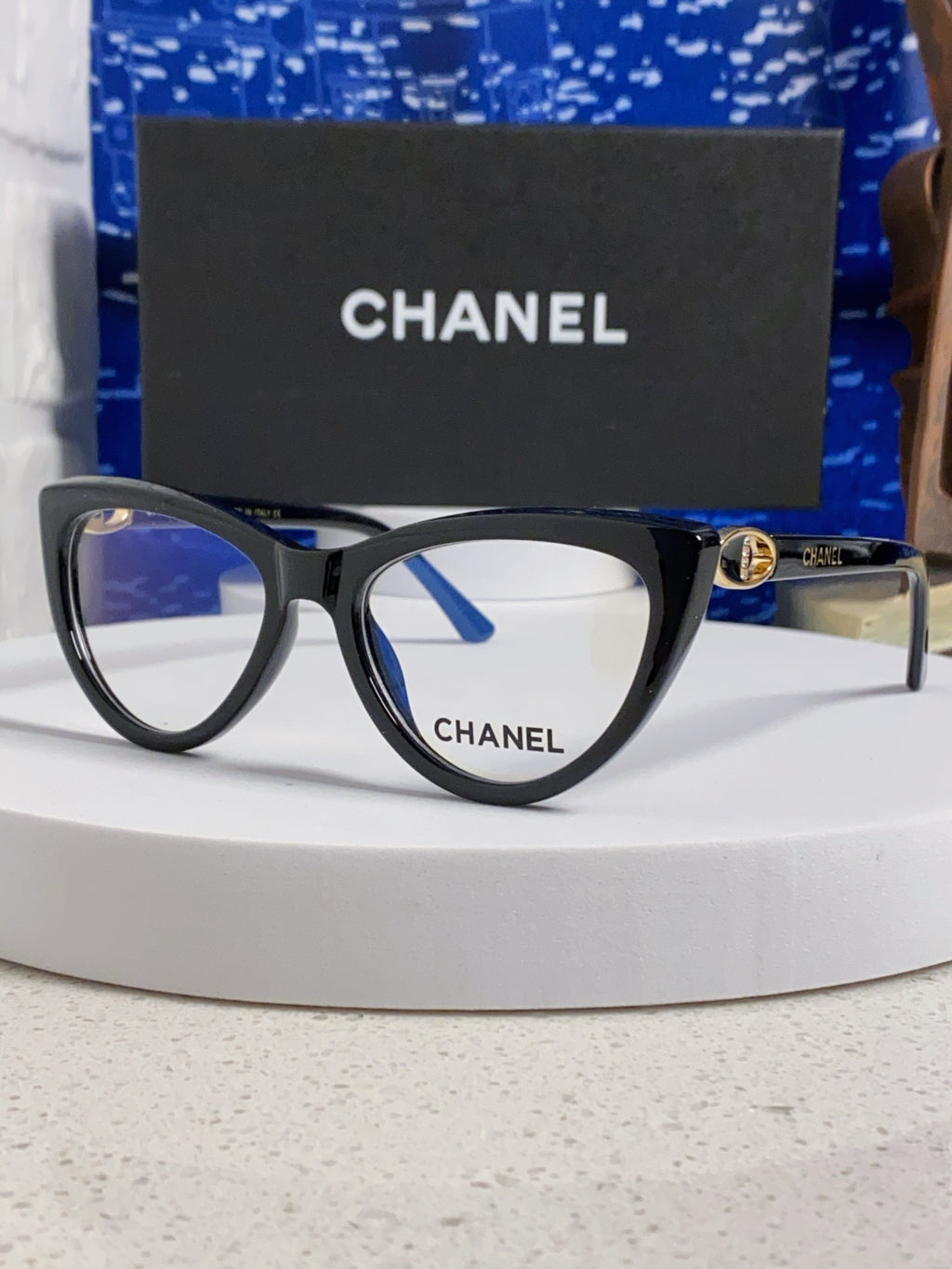 Chanel Cat-Eye Silver Lens Sunglasses for Men & Women - 398502