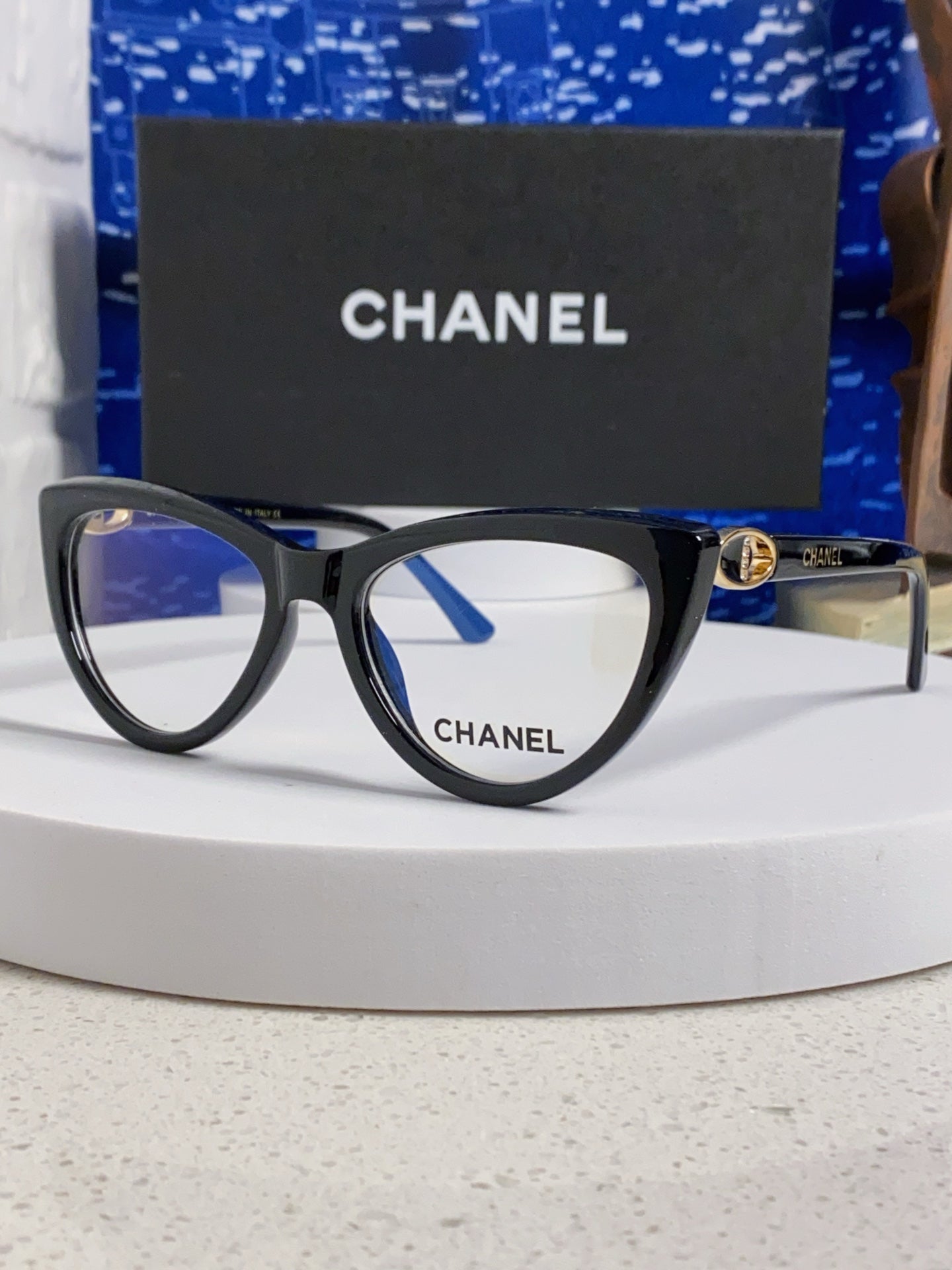 Chanel Cat-Eye Silver Lens Sunglasses for Men & Women - 398502