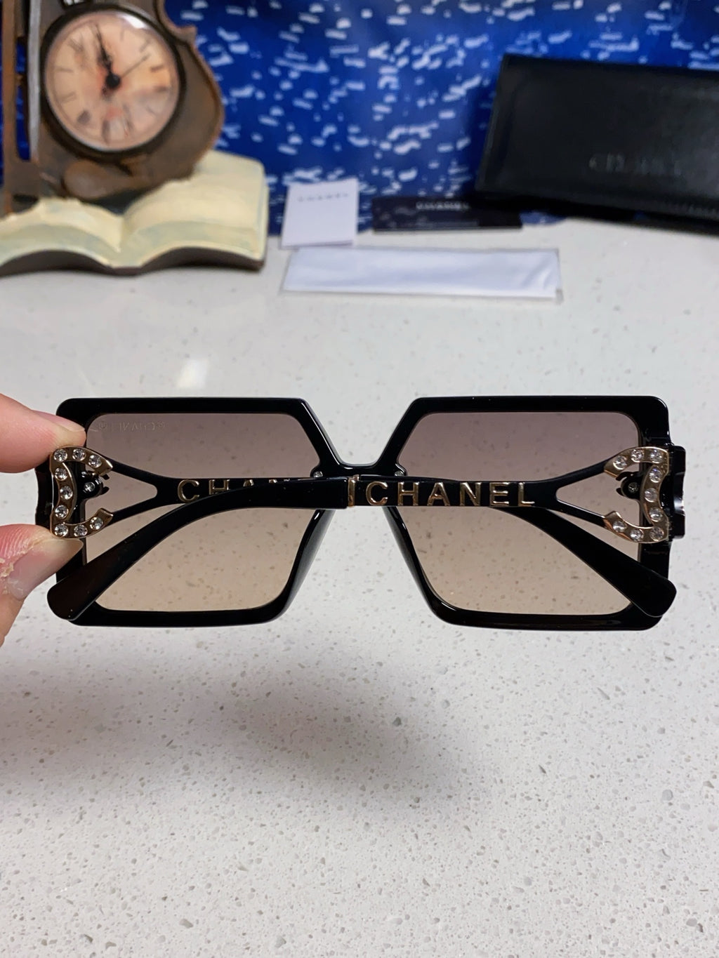 Chanel Fashion Silver Lens Sunglasses for Women - 398504 - detail image 5