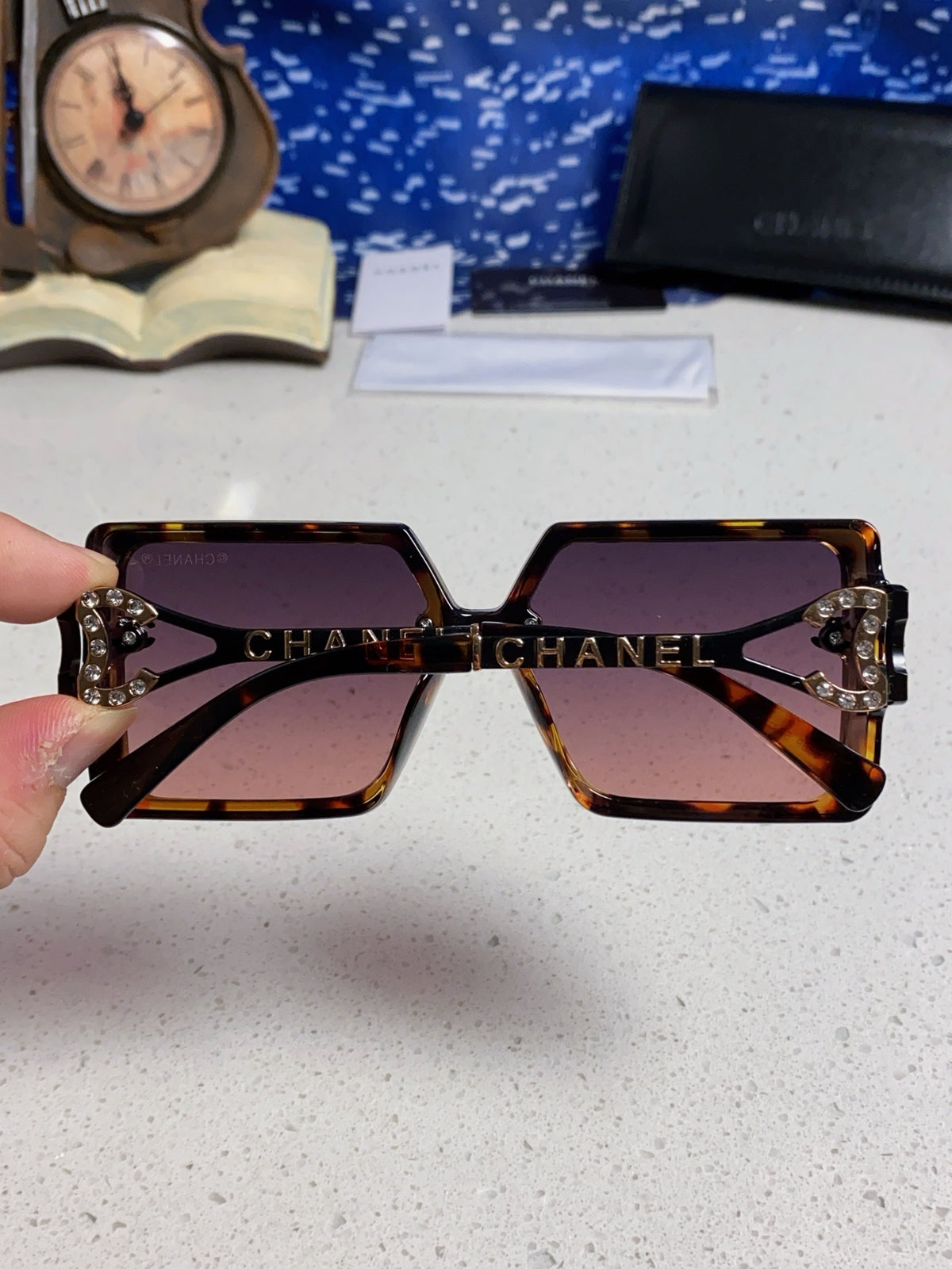 Chanel Fashion Red Lens Sunglasses for Women - 398505 - detail image 5
