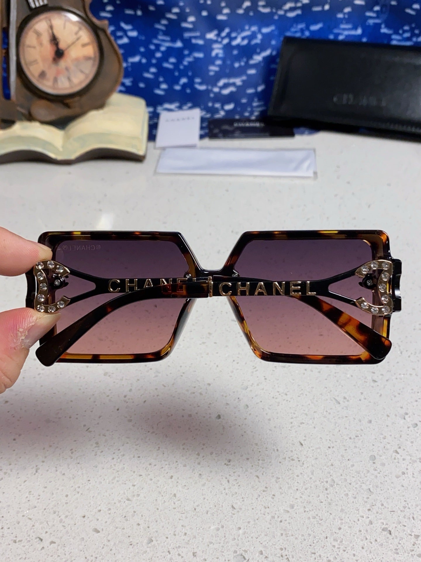 Chanel Fashion Red Lens Sunglasses for Women - 398505 - detail image 5