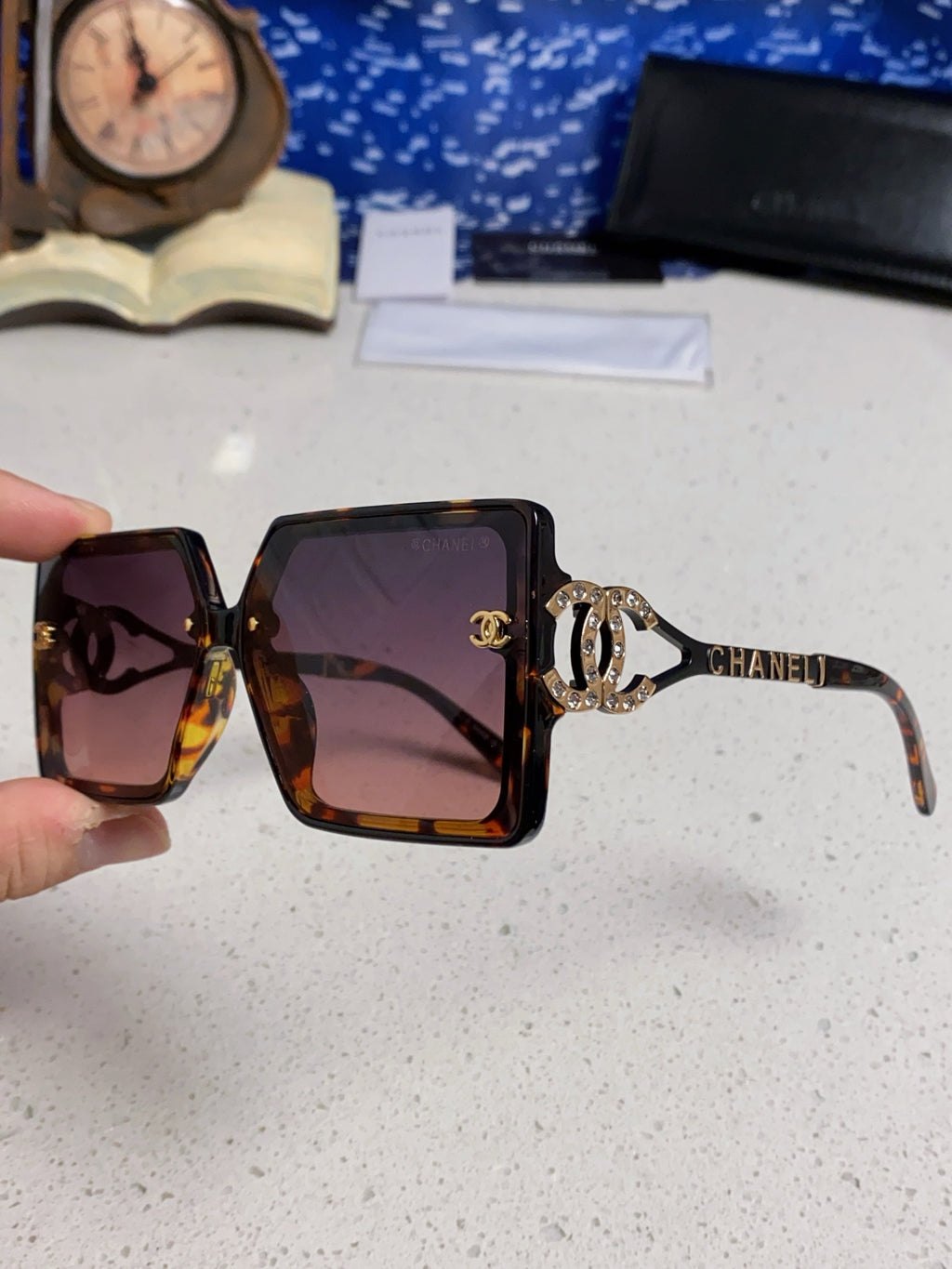 Chanel Fashion Red Lens Sunglasses for Women - 398505 - detail image 6