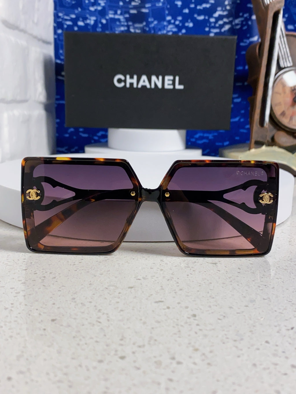 Chanel Fashion Red Lens Sunglasses for Women - 398505 - detail image 9