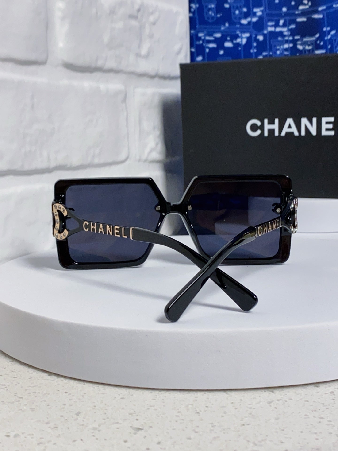 Chanel Fashion Blue Lens Sunglasses for Women - 398506 - detail image 3