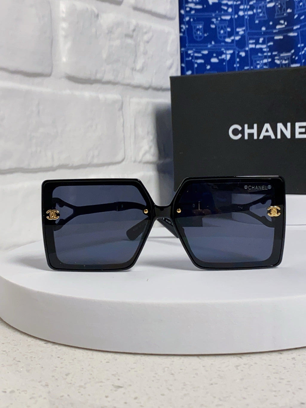 Chanel Fashion Blue Lens Sunglasses for Women - 398506 - detail image 2
