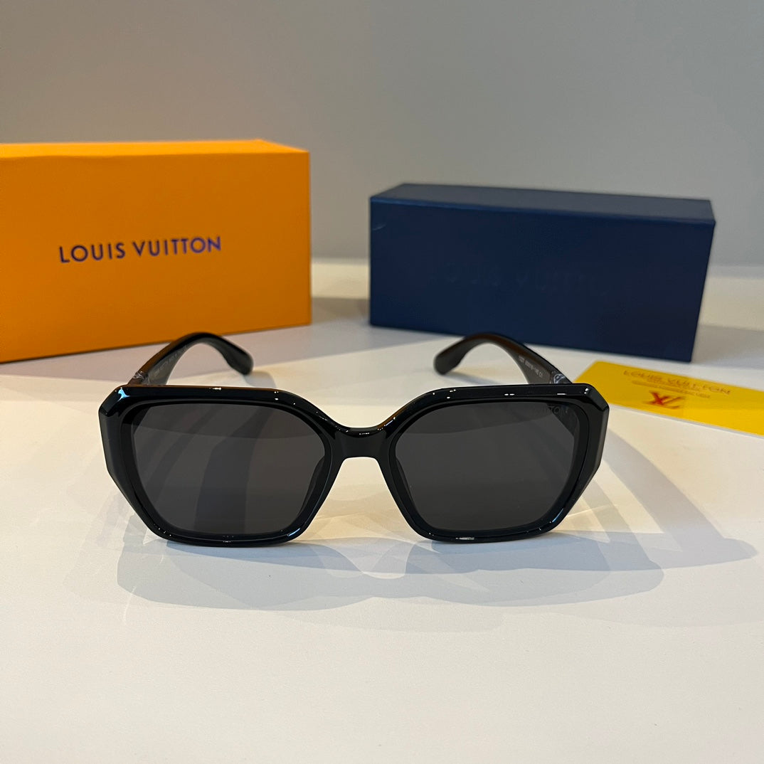 Louis Vuitton Metal Aviator Black Lens Sunglasses for Men & Women - detail image 2