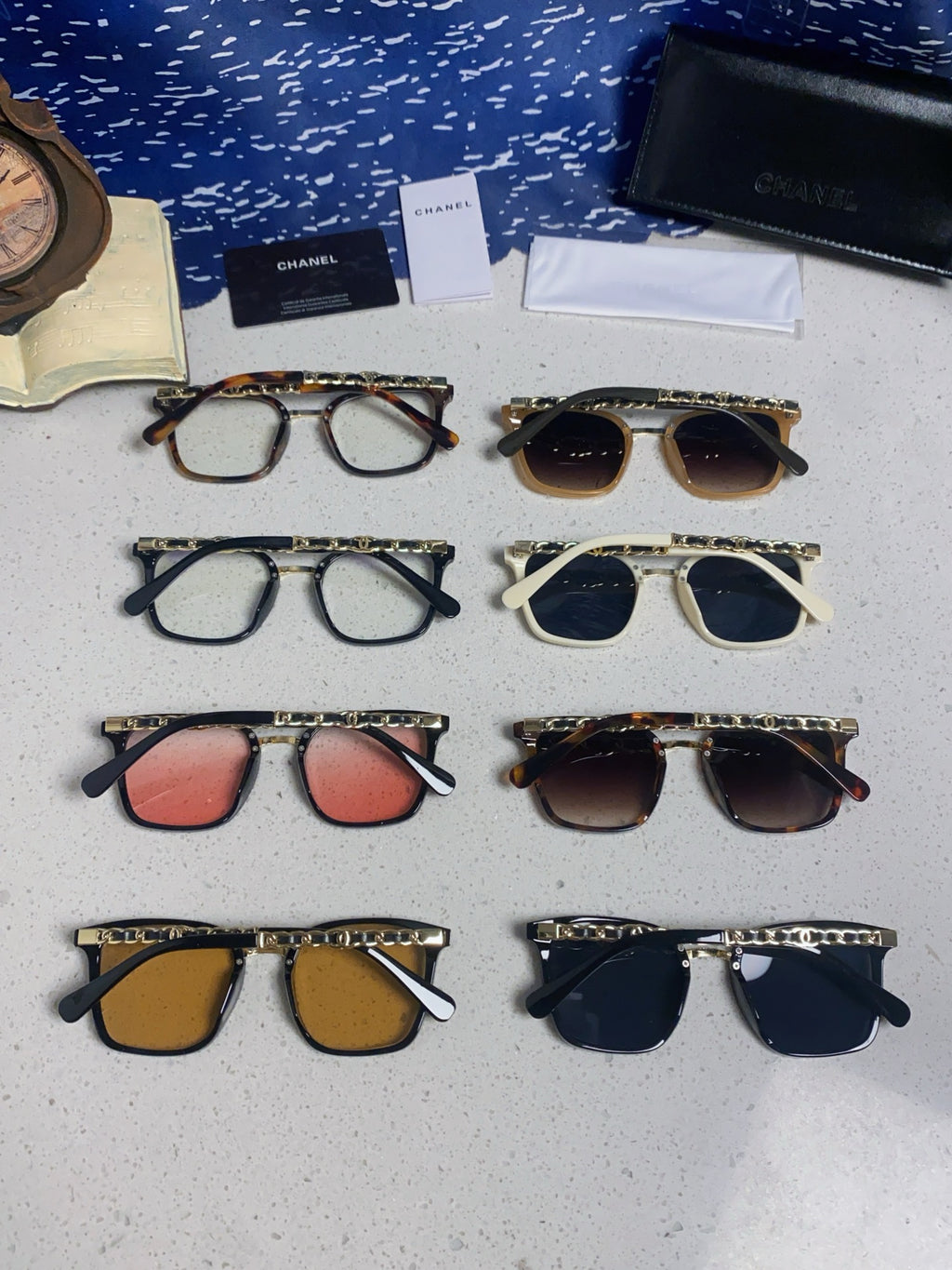 Chanel Fashion Red Lens Sunglasses for Men & Women - 448886 - detail image 11