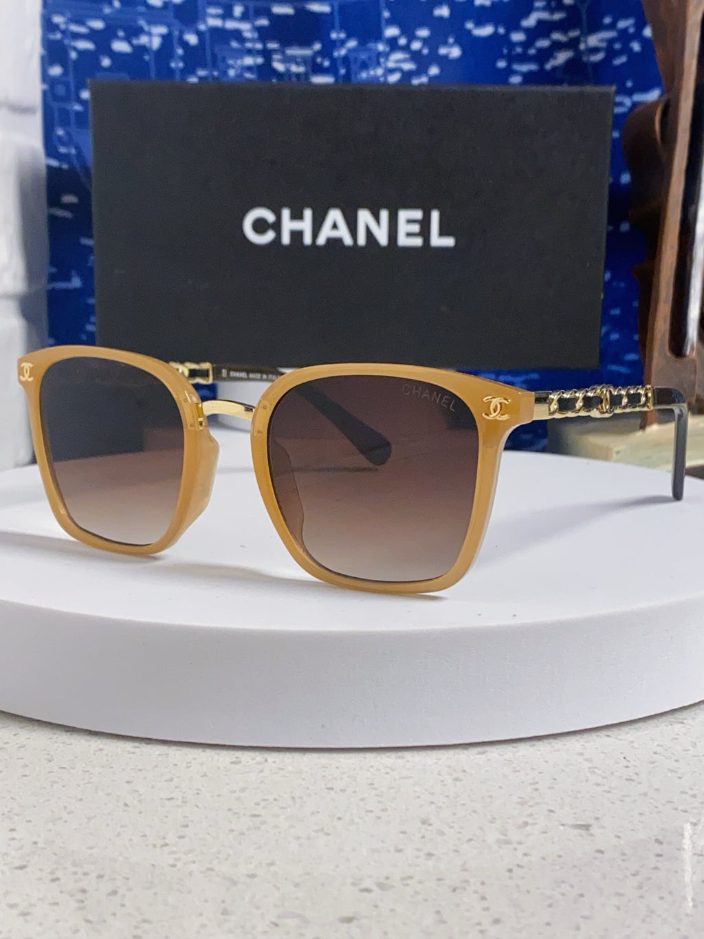 Chanel Fashion Brown Lens Sunglasses for Men & Women - 449085