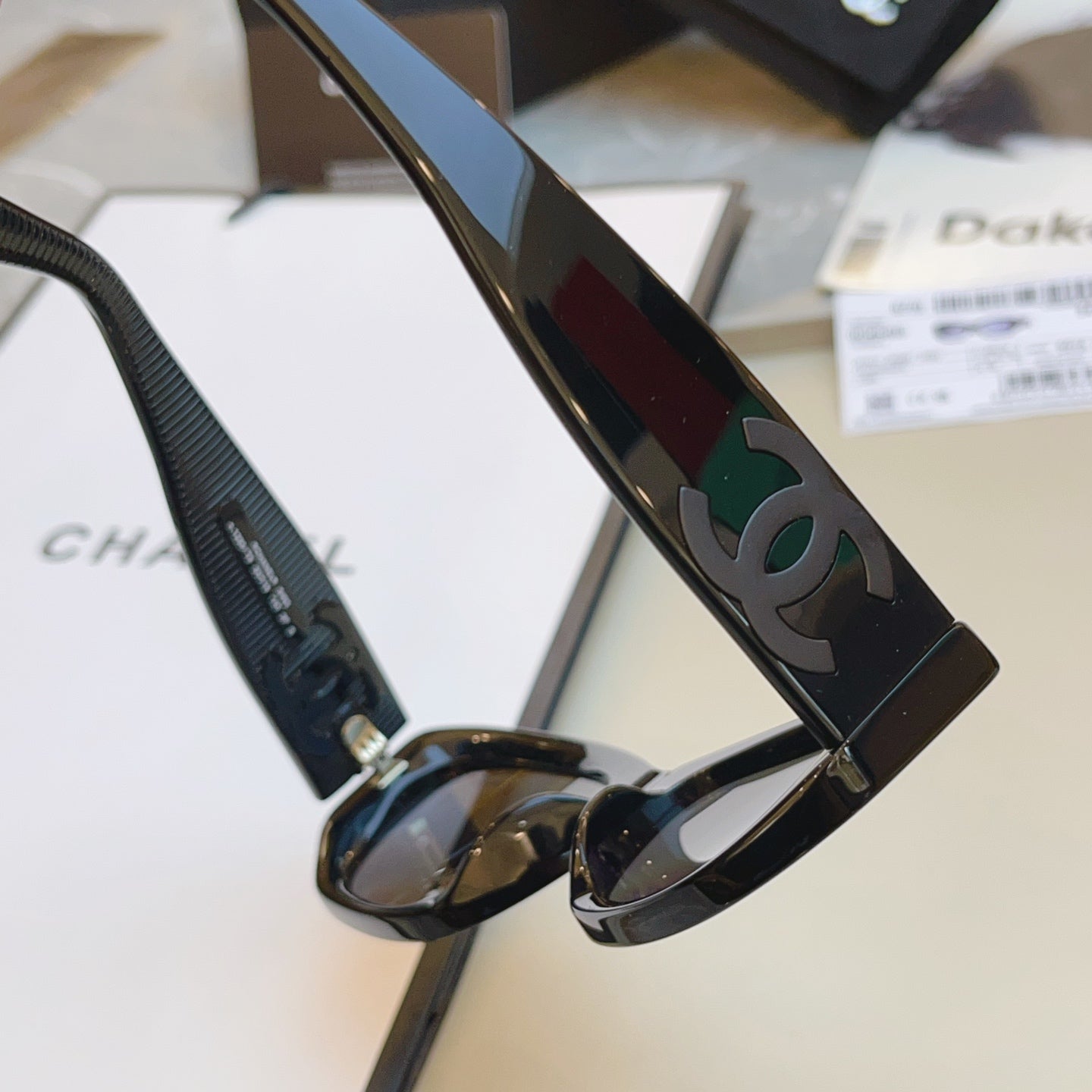 Chanel CH5493 Fashion Black Lens Sunglasses for Men & Women - 382346 - detail image 7