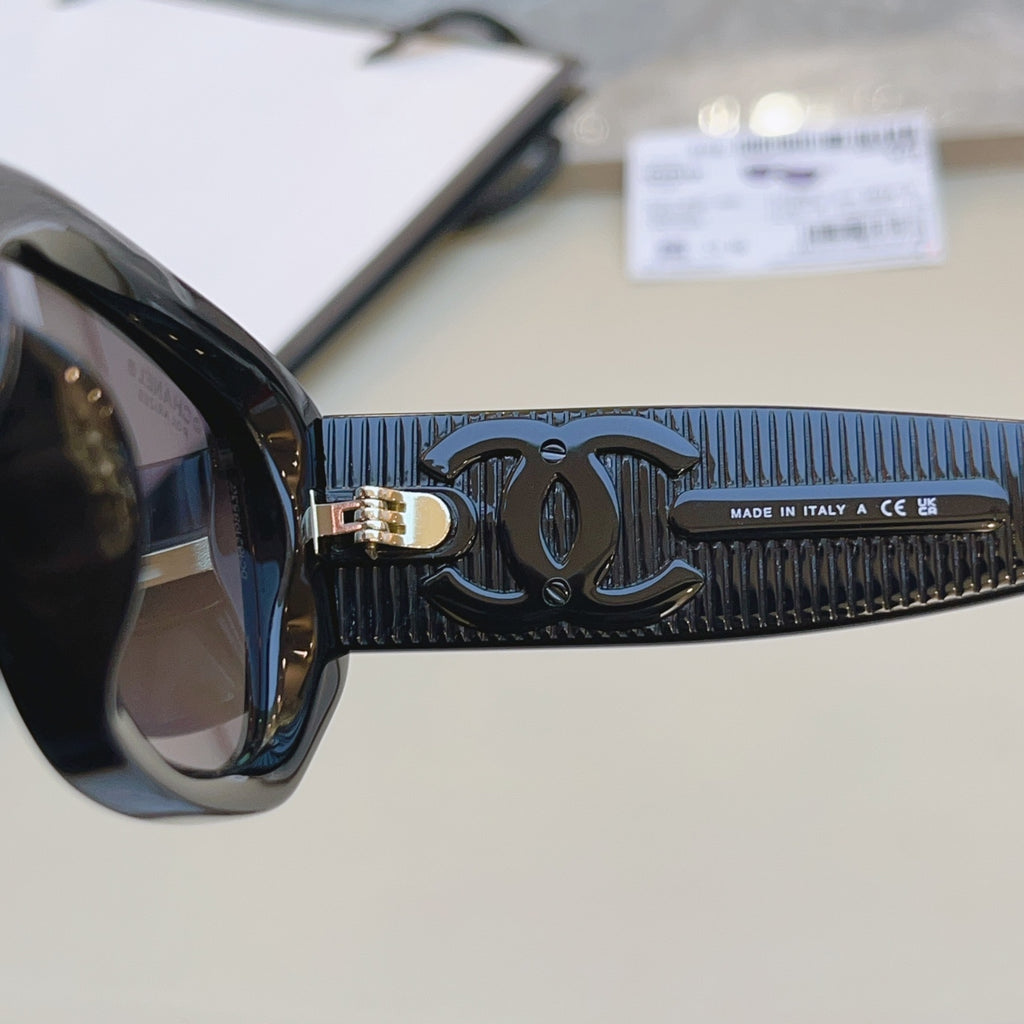 Chanel CH5493 Fashion Black Lens Sunglasses for Men & Women - 382347 - detail image 5