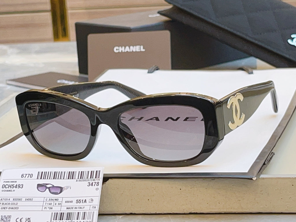 Chanel CH5493 Fashion Black Lens Sunglasses for Men & Women - 382347 - detail image 2