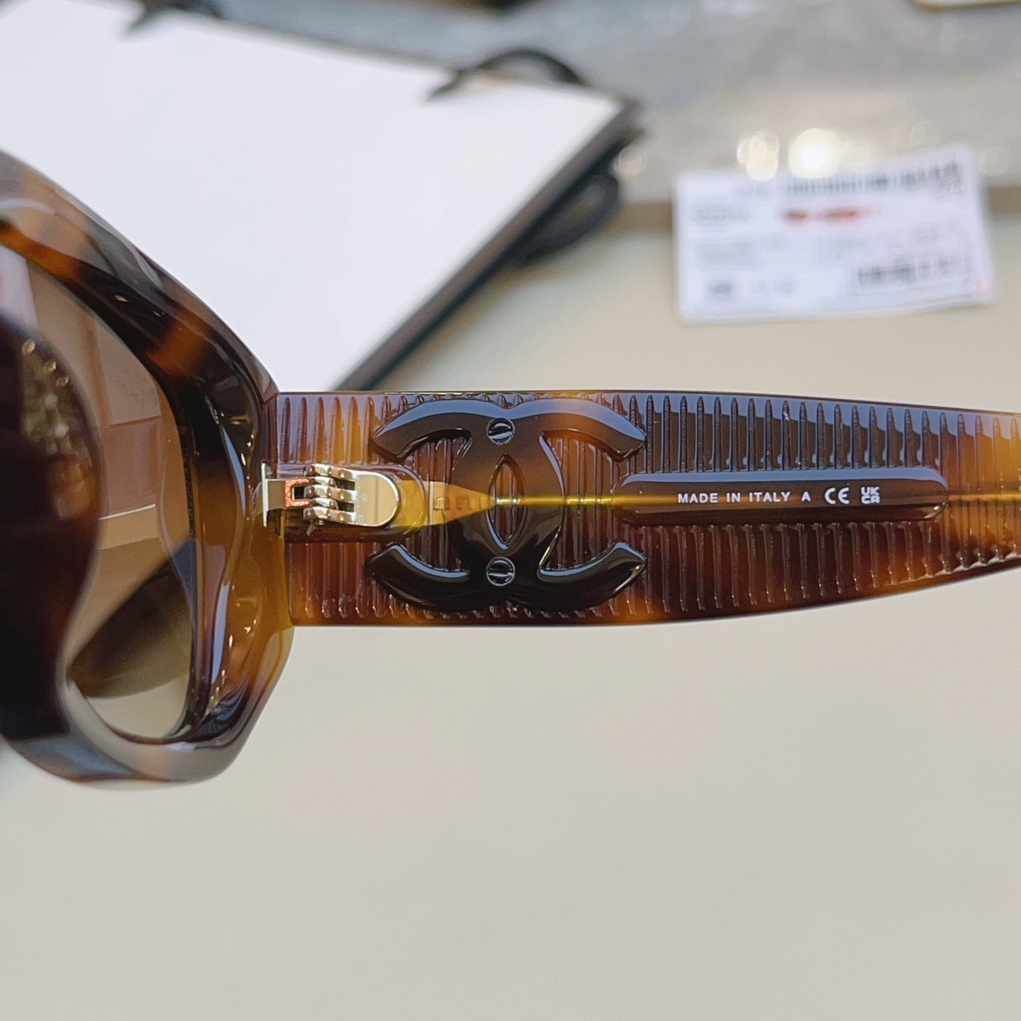 Chanel CH5493 Fashion Black Lens Sunglasses for Men & Women - 382349 - detail image 7