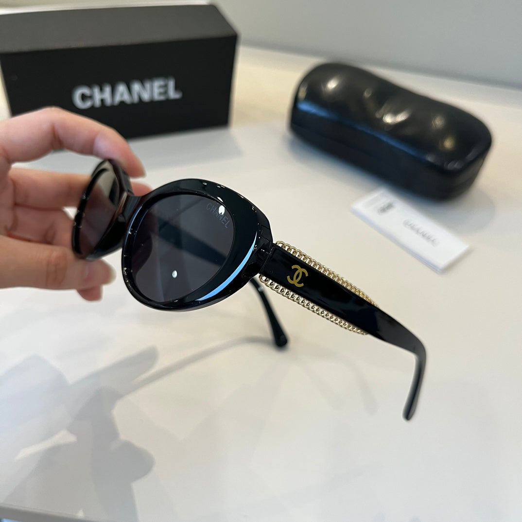 Chanel Oversized Silver Lens Sunglasses for Men & Women - 371782 - detail image 4