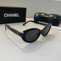 Chanel Oversized Silver Lens Sunglasses for Men & Women - 371782