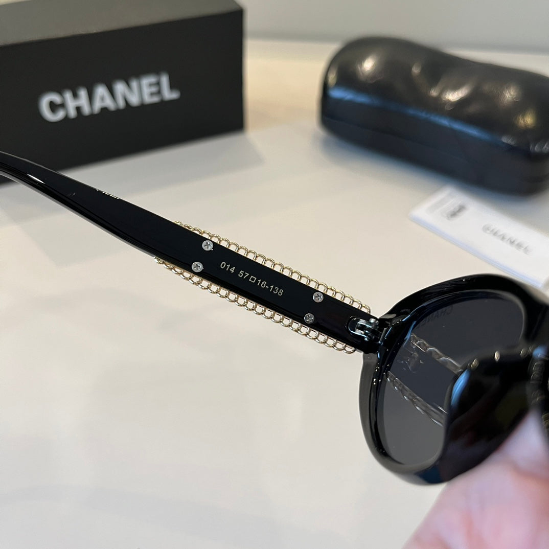 Chanel Oversized Silver Lens Sunglasses for Men & Women - 371782 - detail image 10