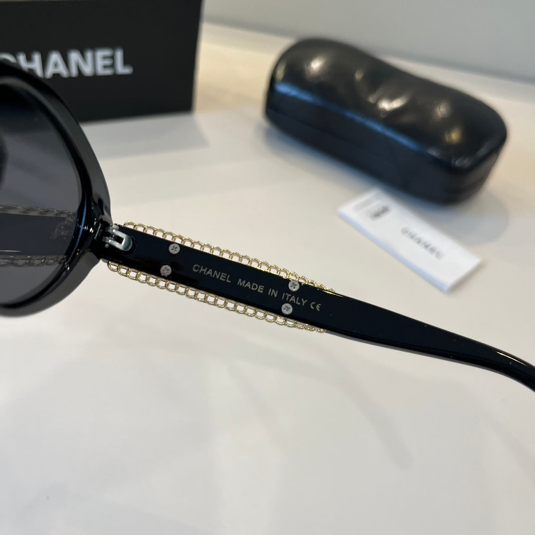 Chanel Oversized Silver Lens Sunglasses for Men & Women - 371782 - detail image 9