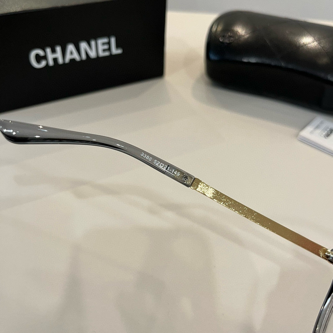 Chanel Oversized Silver Lens Sunglasses for Men & Women - 486569 - detail image 10