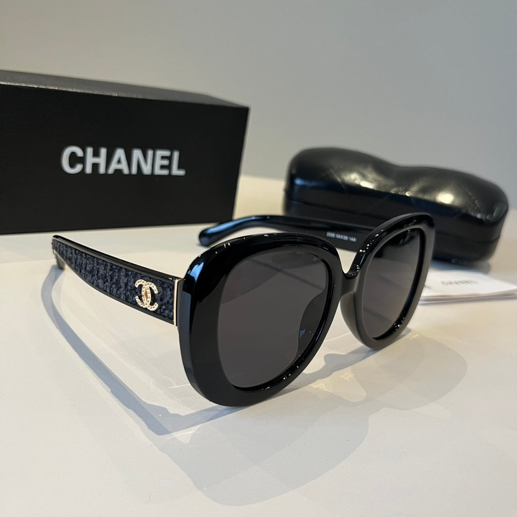 Chanel Fashion Black Lens Sunglasses for Men & Women - 449014