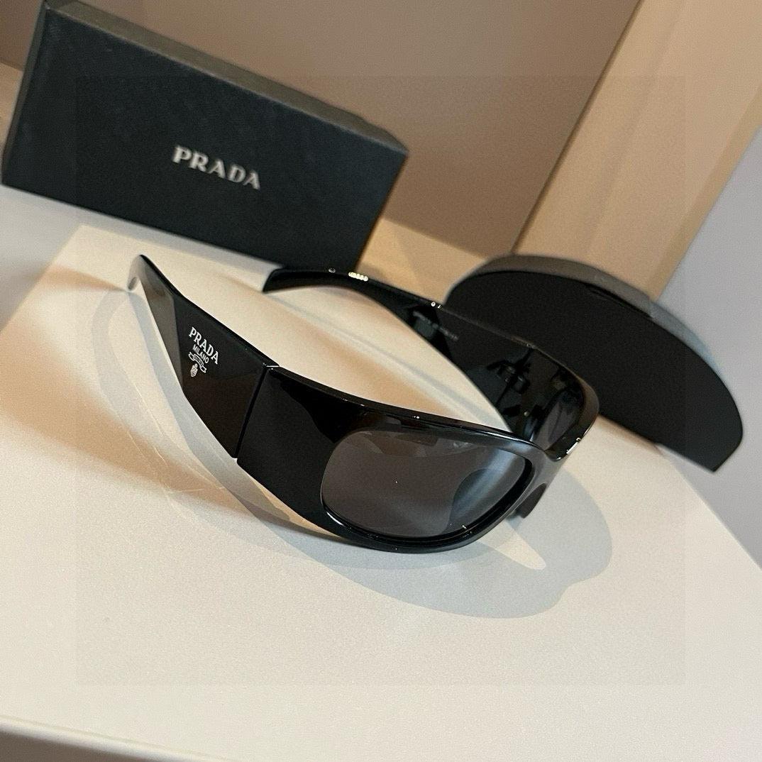 Prada SPRA14 Fashion Black Lens Sunglasses for Men & Women - 432142