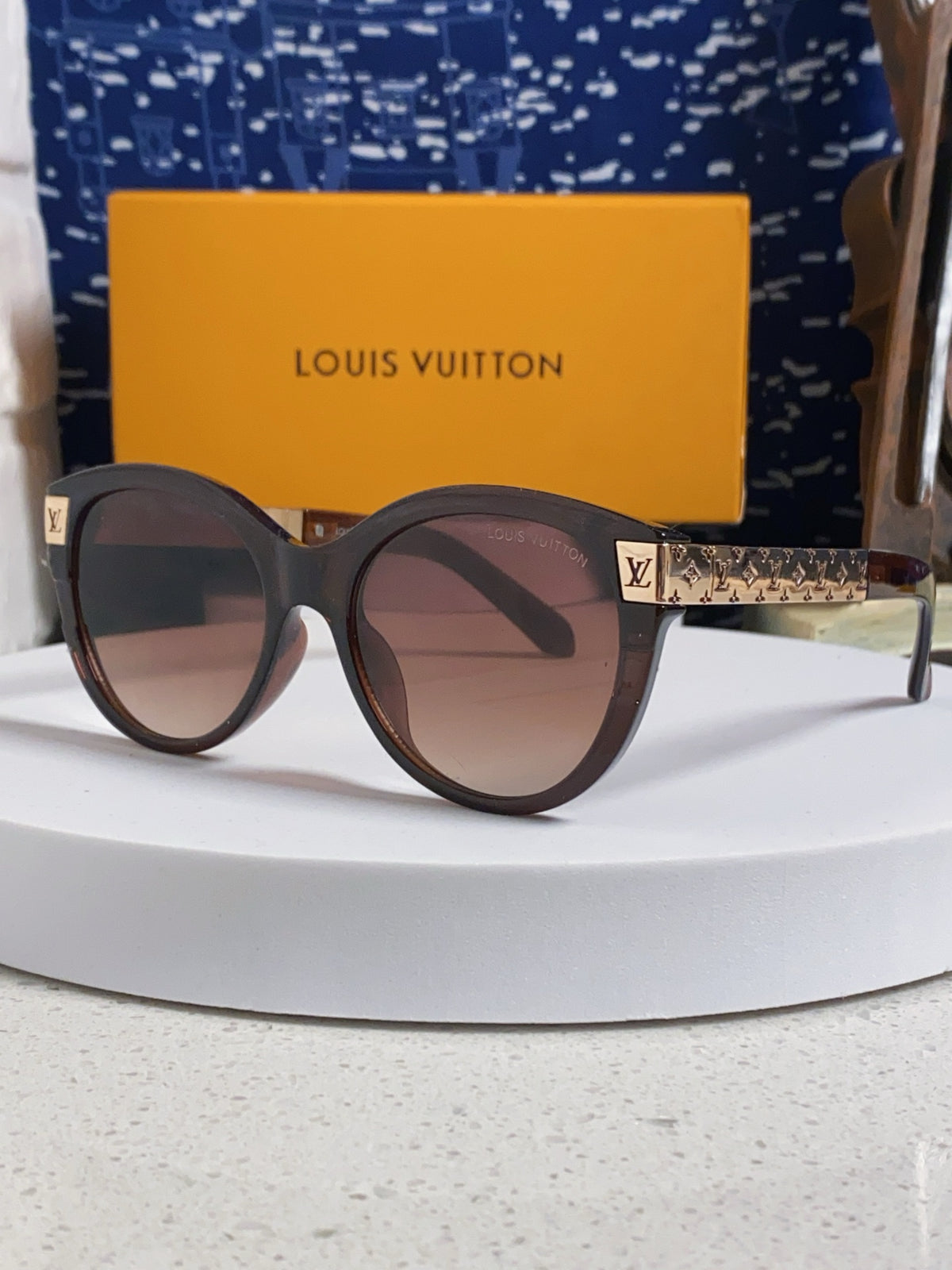 Louis Vuitton Cat-Eye Red Lens Sunglasses for Women