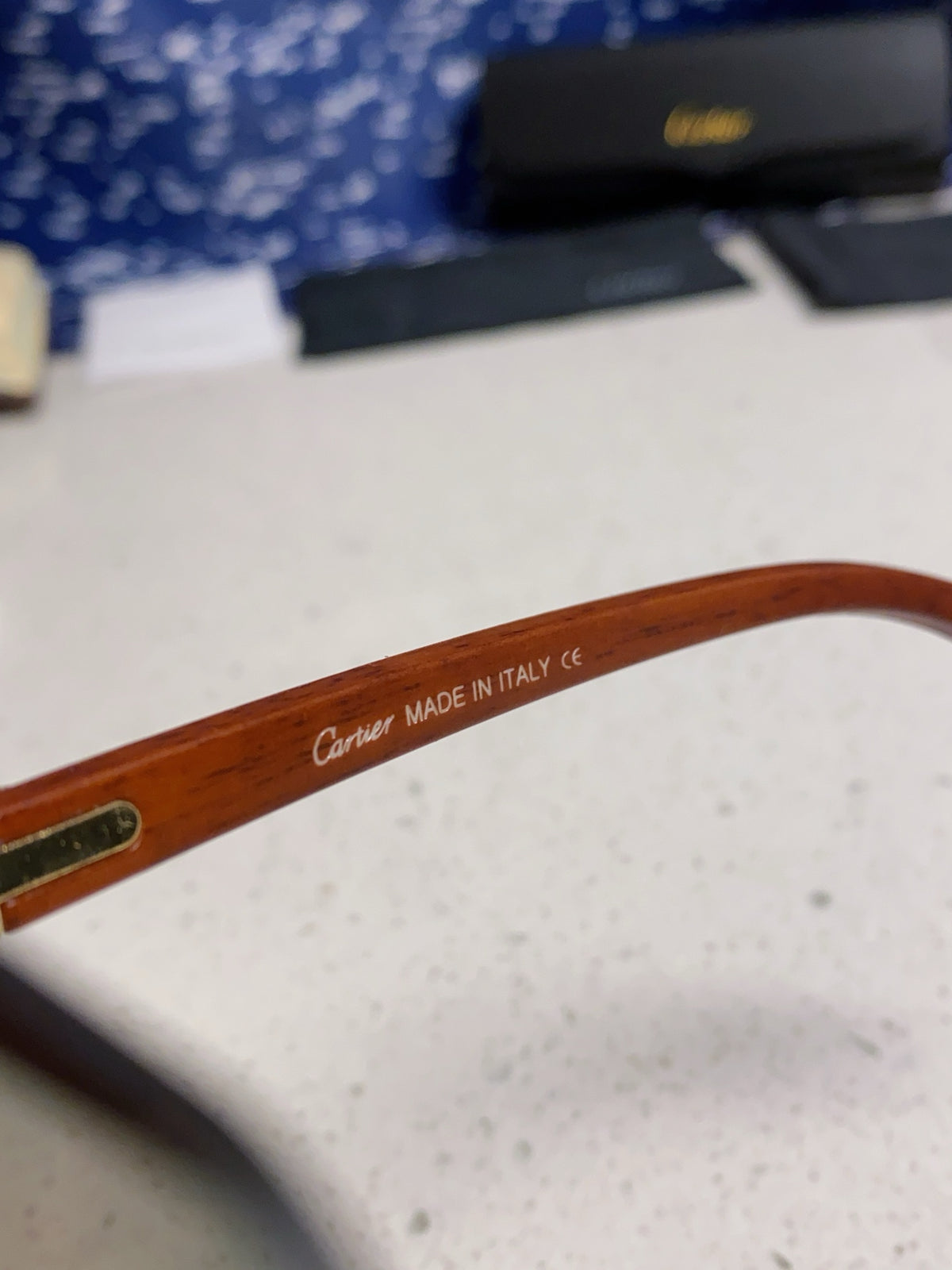Cartier Lightweight Rimless Silver Lens Sunglasses for Men & Women - 415891 - detail image 9