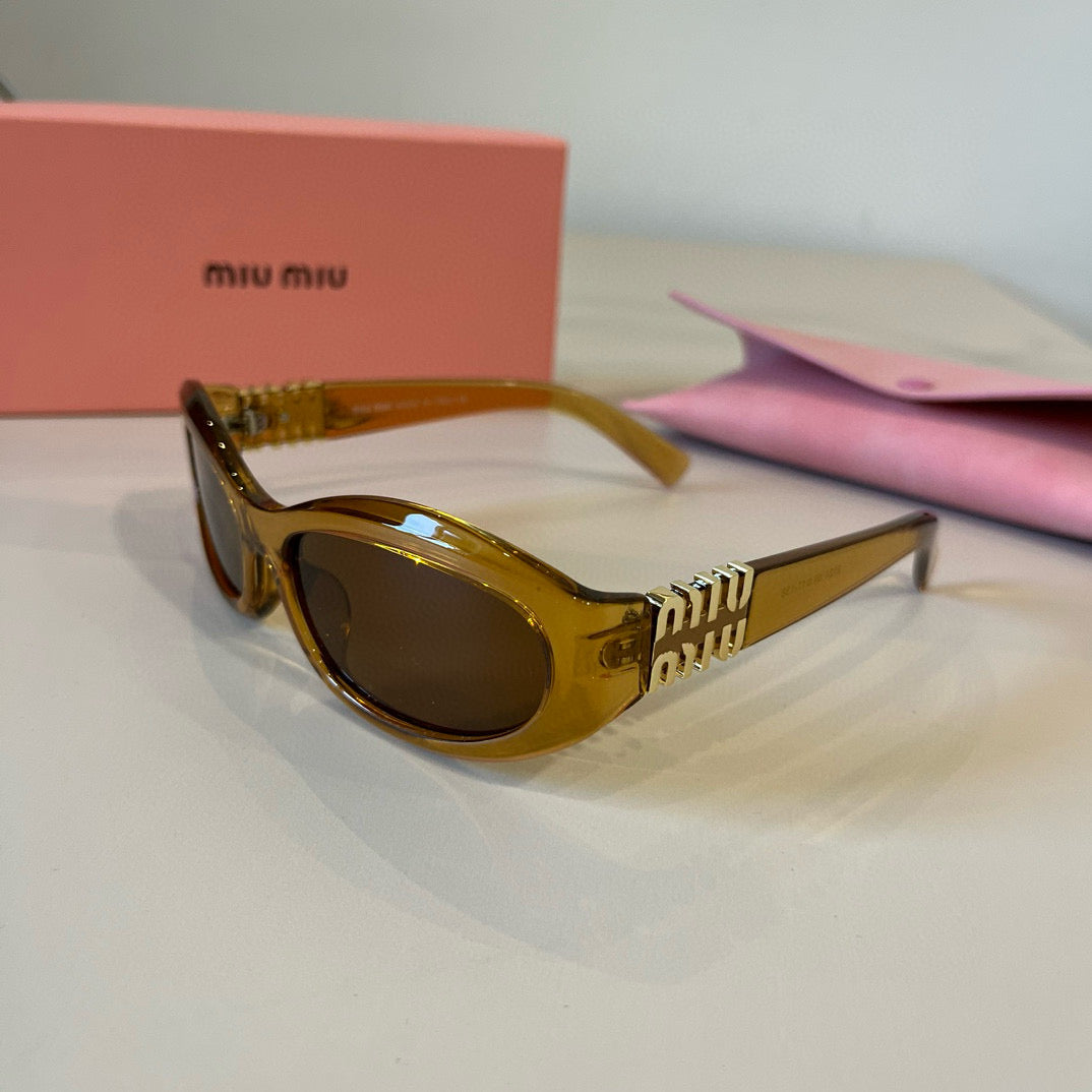 Miu Miu Cat-Eye Brown Lens Sunglasses for Men & Women - 382994 - detail image 3