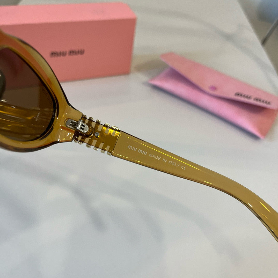 Miu Miu Cat-Eye Brown Lens Sunglasses for Men & Women - 382994 - detail image 6