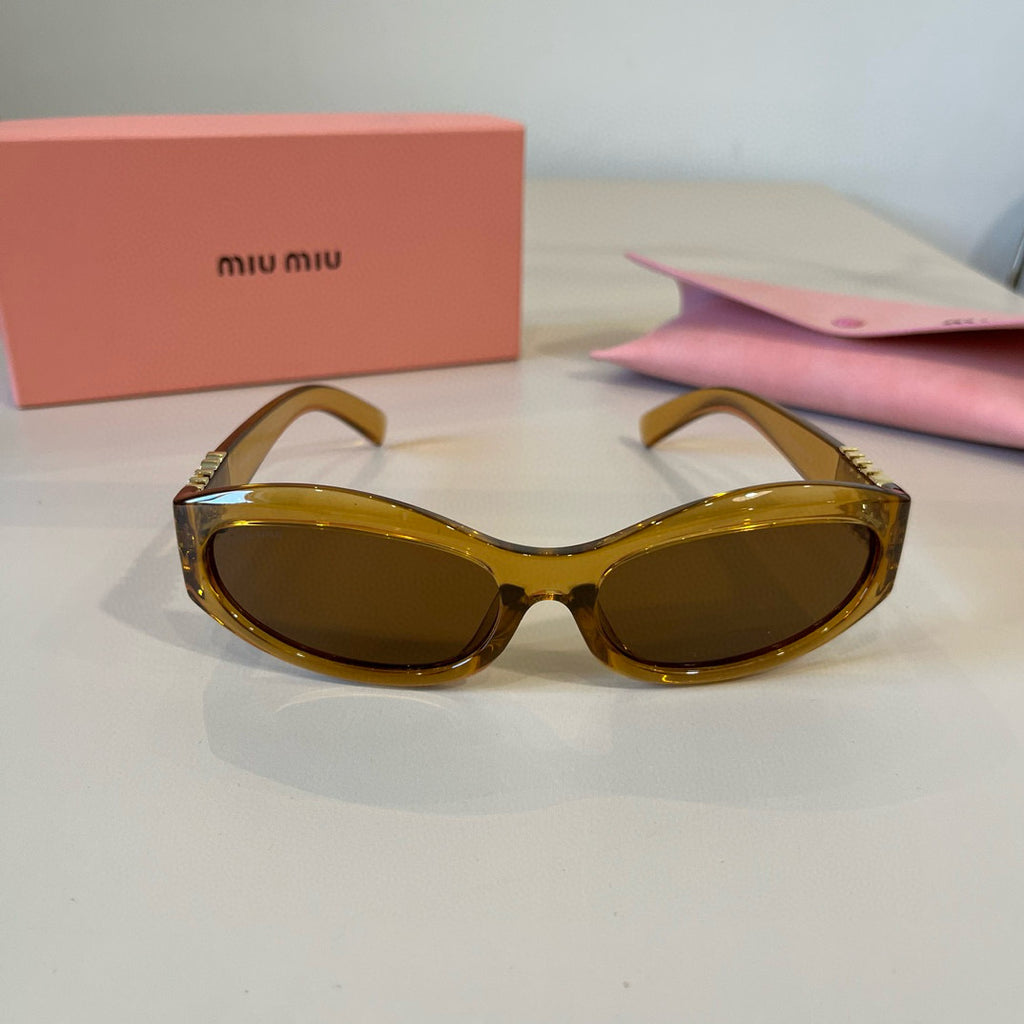 Miu Miu Cat-Eye Brown Lens Sunglasses for Men & Women - 382994 - detail image 2