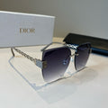 Dior Fashion Silver Lens Sunglasses for Men & Women - 382409