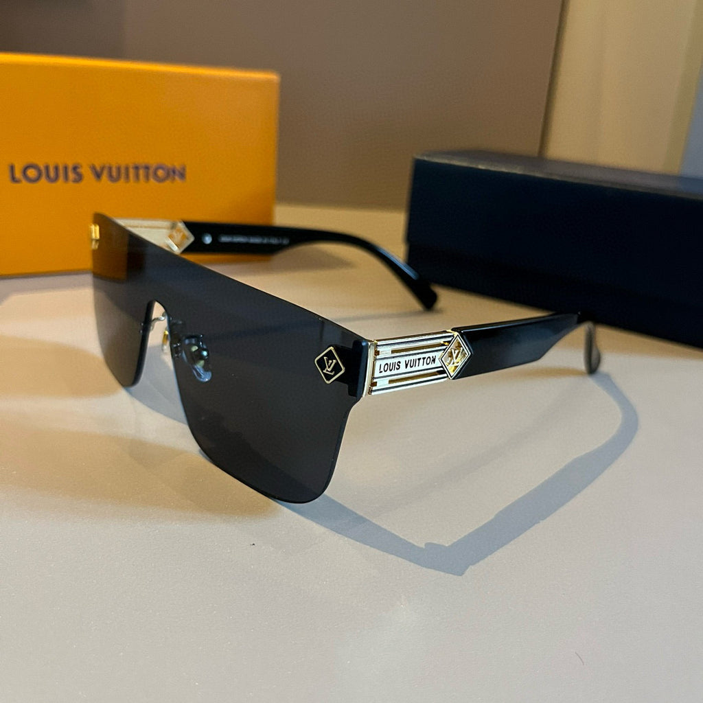Louis Vuitton Metal Aviator Gold Lens Sunglasses for Men & Women - 431154 - detail image 3