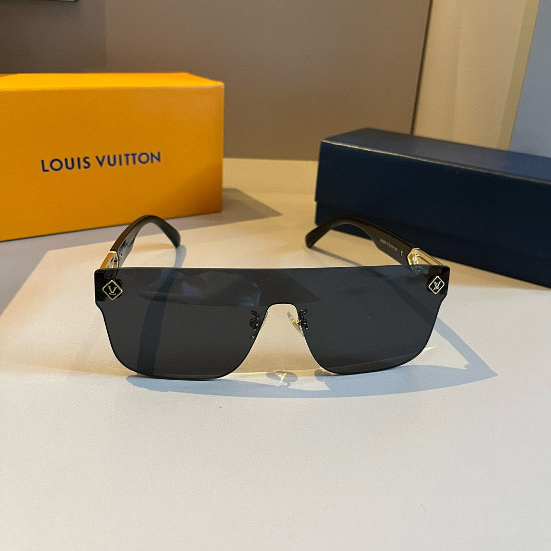 Louis Vuitton Metal Aviator Gold Lens Sunglasses for Men & Women - 464675 - detail image 2