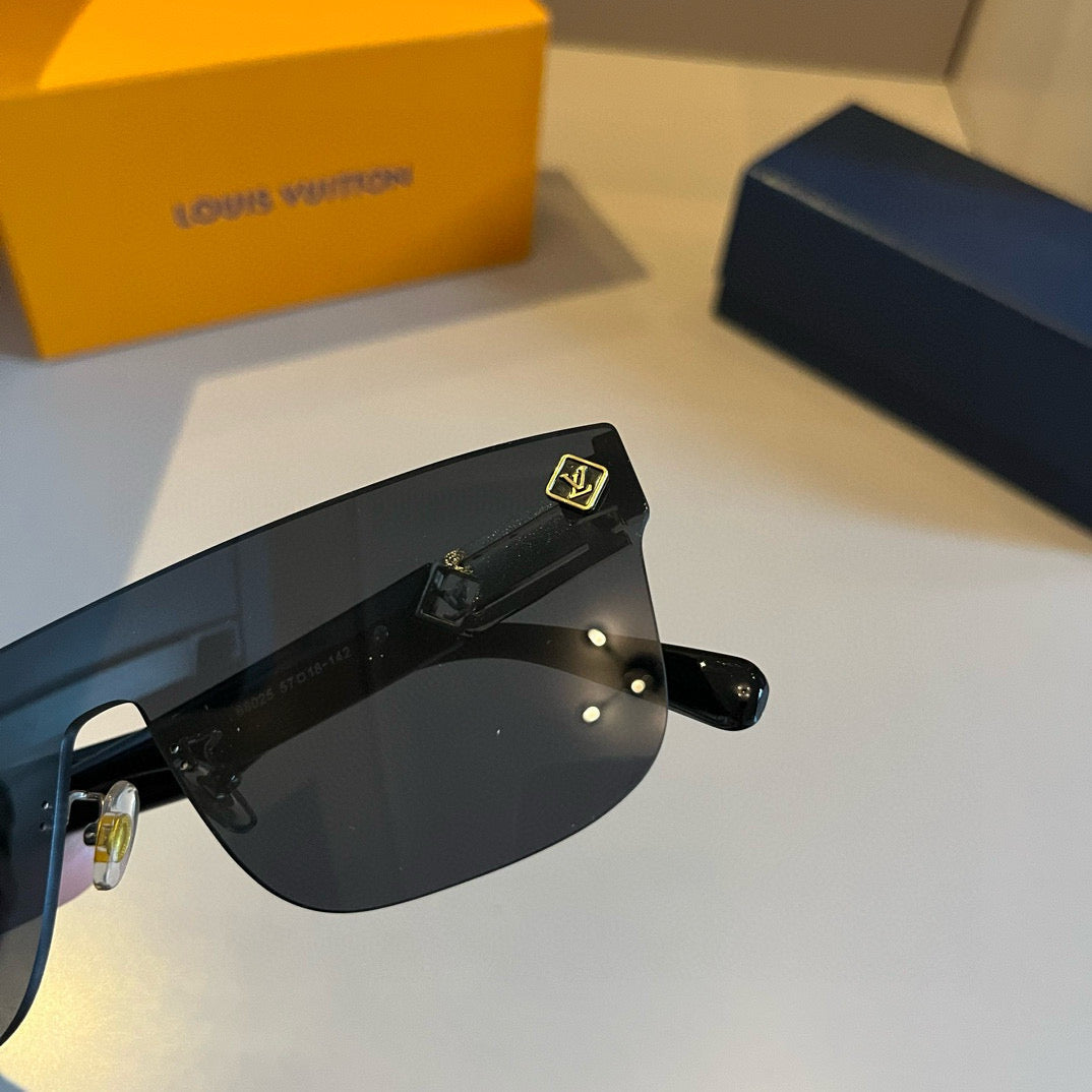 Louis Vuitton Metal Aviator Gold Lens Sunglasses for Men & Women - 464675 - detail image 5