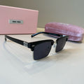 Miu Miu Fashion Silver Lens Sunglasses for Men & Women - 382993